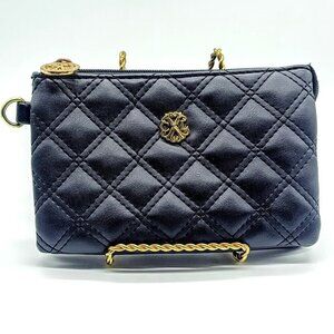 Christian Lacroix Black Quilted Wristlet